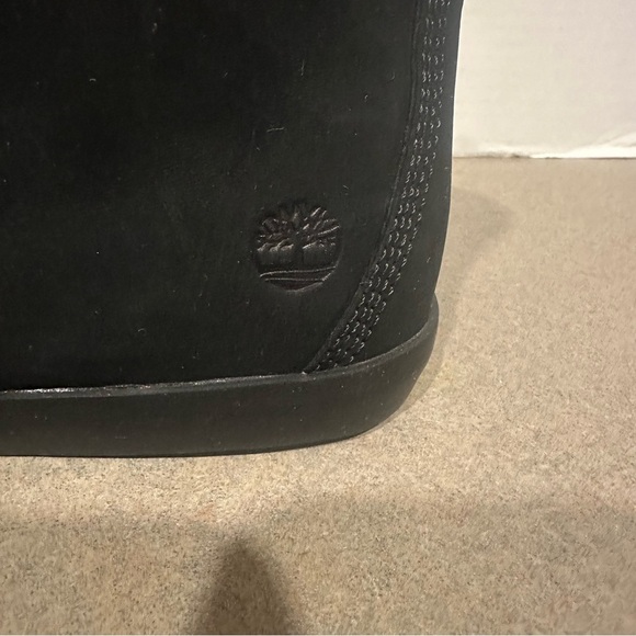 Timberland Dausette Women Black Hiking Boots 9.5 Nubuk Suede High Top Sneakers - Picture 9 of 11